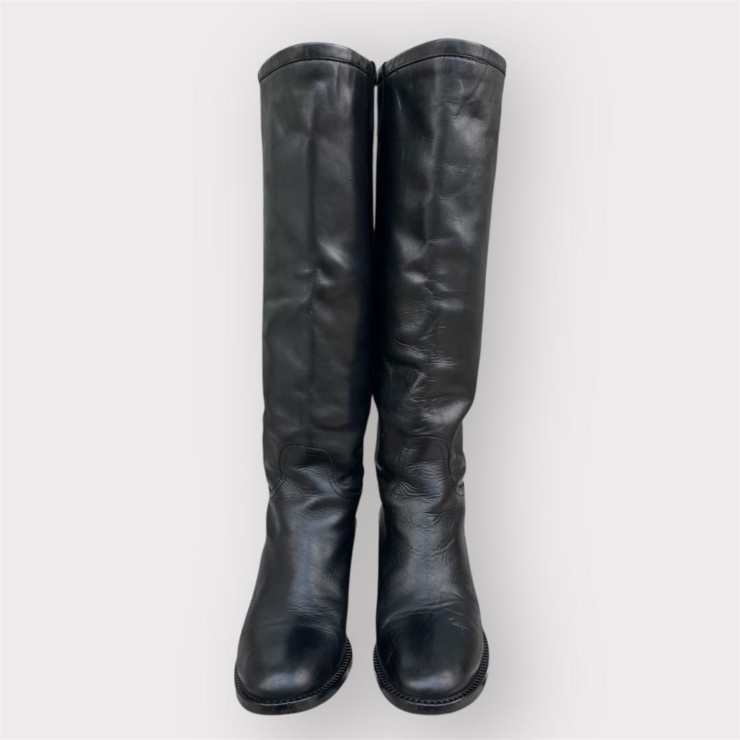 美品✨ CORSO ROMA9 レザー ロングブーツ 24.0~24.5cm