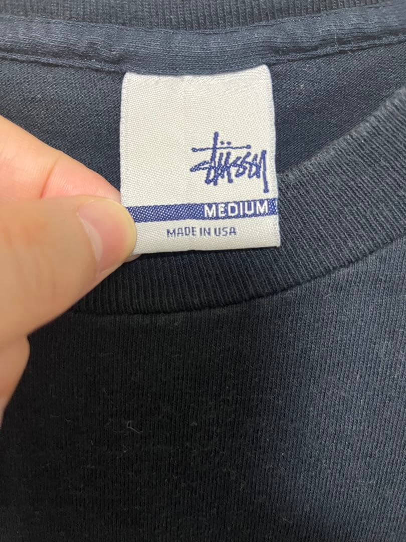 old stussy Tシャツ　銀タグ　USA製