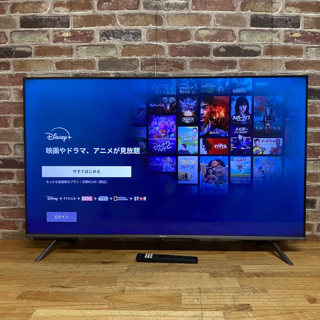 2021年製！50V型 4Kチューナー内蔵 液晶テレビ 50A65G ネット動画