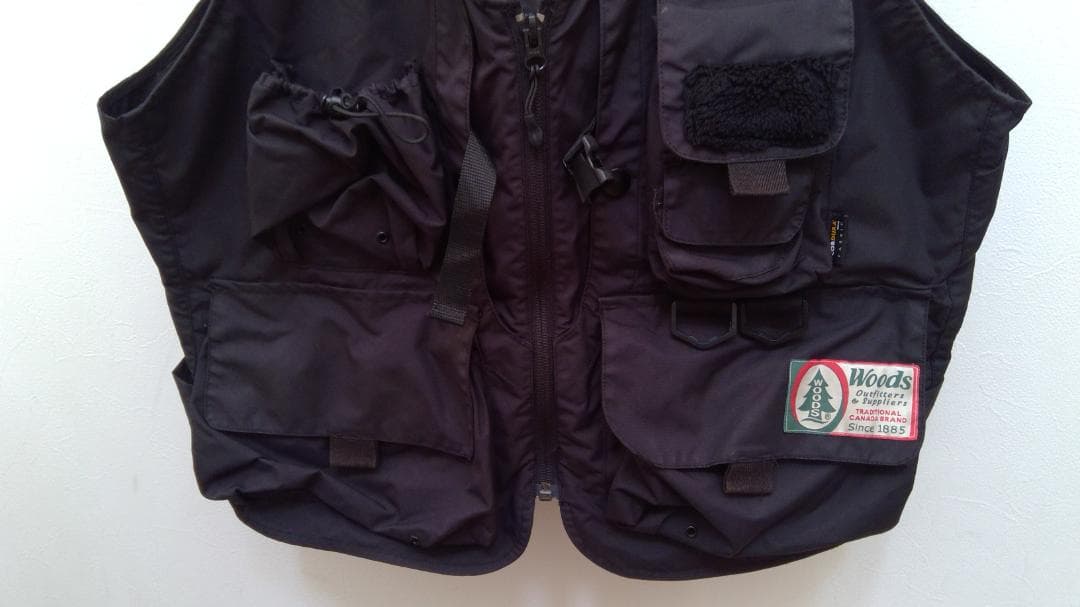 ウッズ　WOODS CORDURA ユーティリティベスト　フィッシングベスト