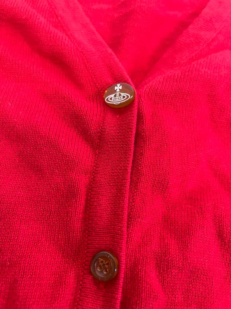 Vivienne Westwood 赤 カーディガン