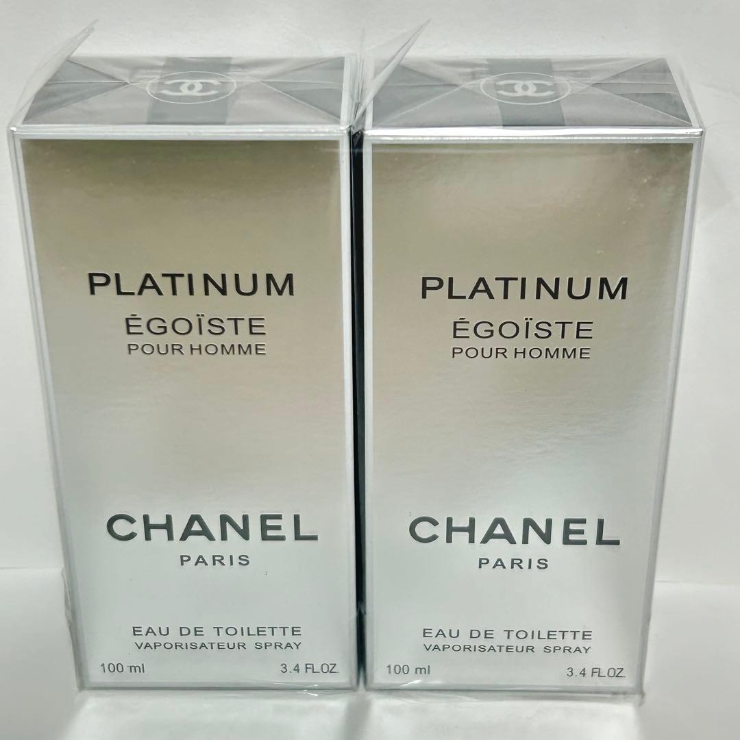 シャネル エゴイスト プラチナム オードトワレ 100ml 2個セット