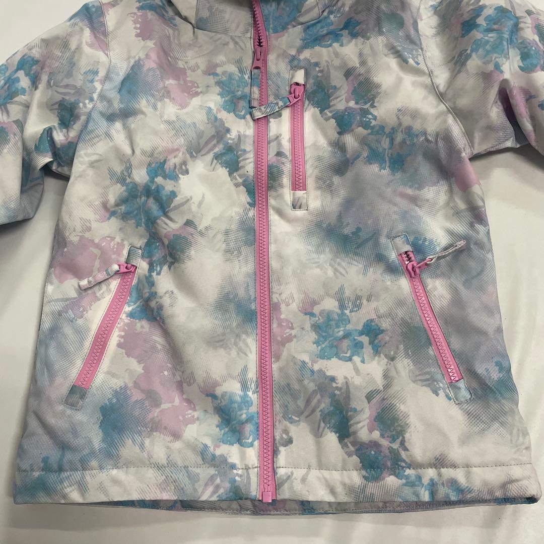 ARBN 白×紺 スキーウェア上下セット 130cm AB23WW1350J ②