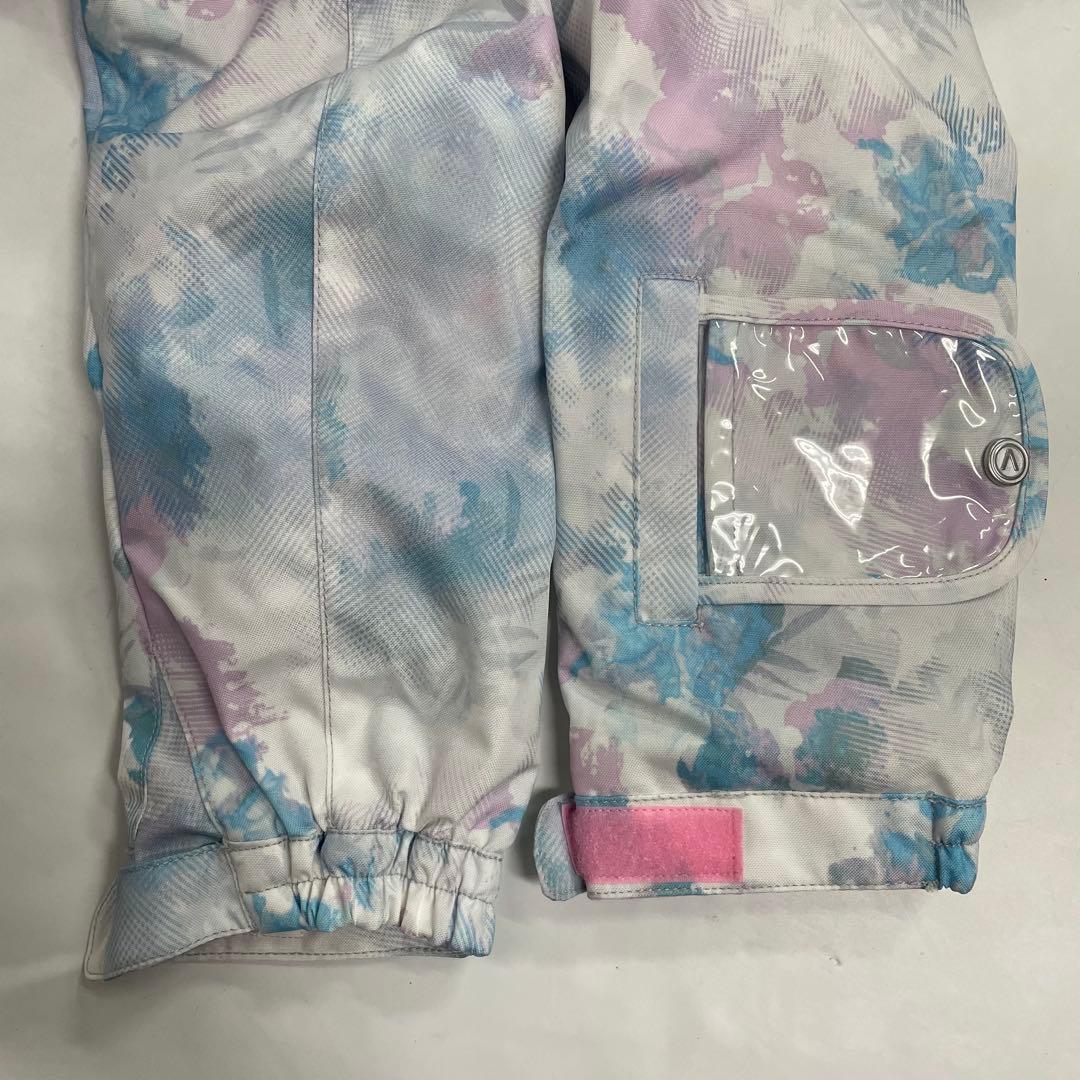 ARBN 白×紺 スキーウェア上下セット 130cm AB23WW1350J ②