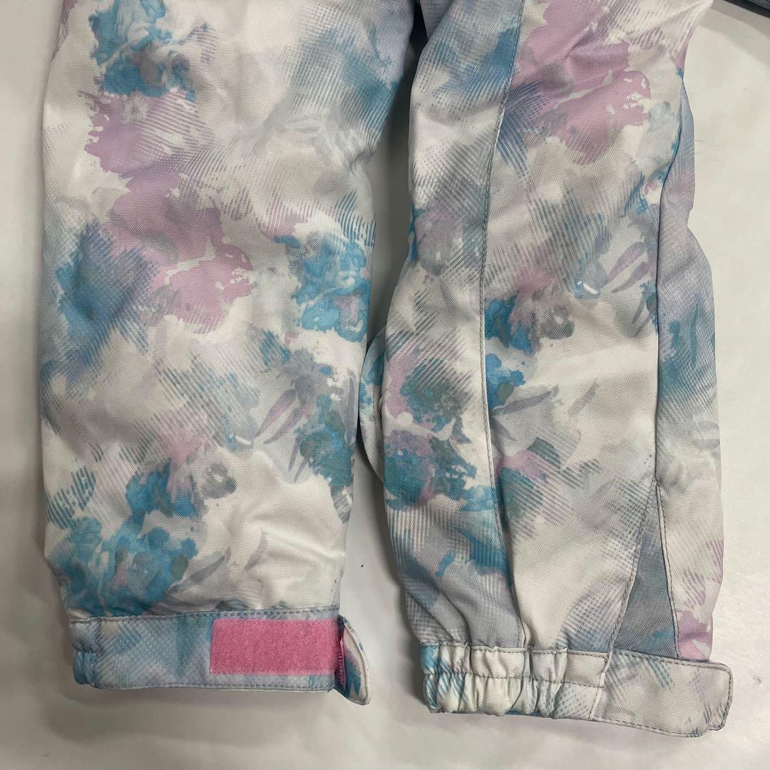 ARBN 白×紺 スキーウェア上下セット 130cm AB23WW1350J ②