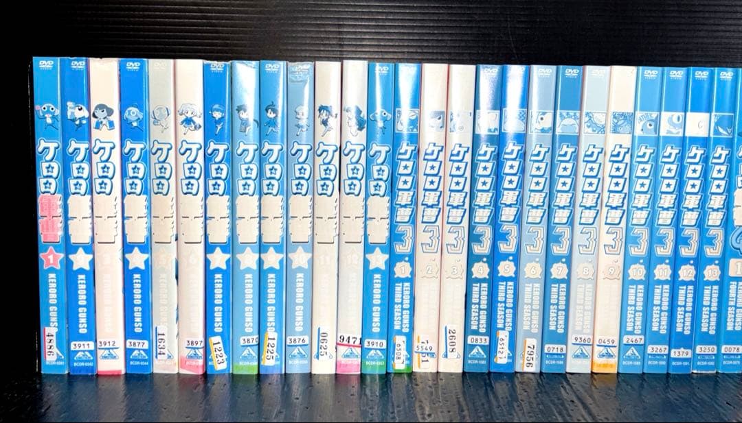 ケロロ軍曹 DVD 1期 3期 4期 5期 6期 65巻
