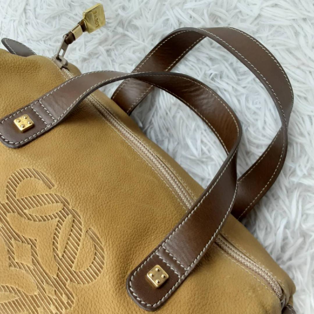 美品◎LOEWE ボストンバッグ アナグラム スペイン製 90s vintage