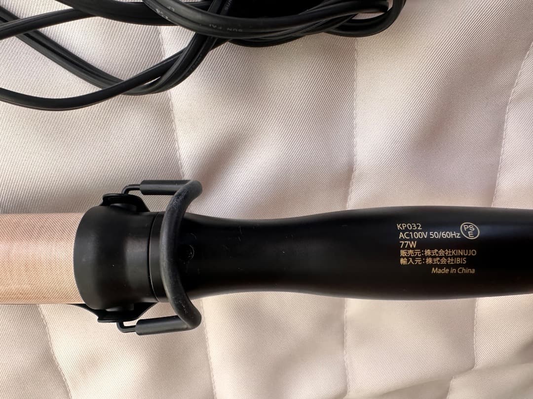 絹女プロ　KINUJO PRO　32mm カールヘアアイロン　コテ