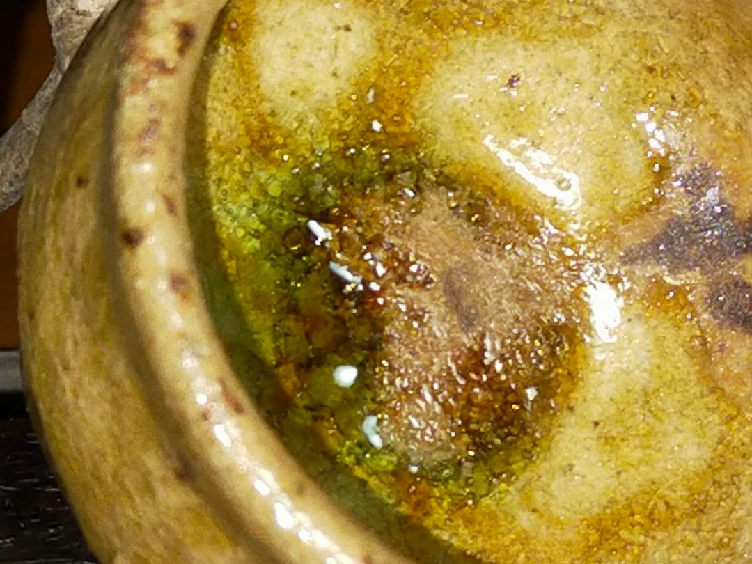 ♥美濃焼　黄瀬戸　ぐい呑み　在銘　ぐい飲み　骨董　古玩