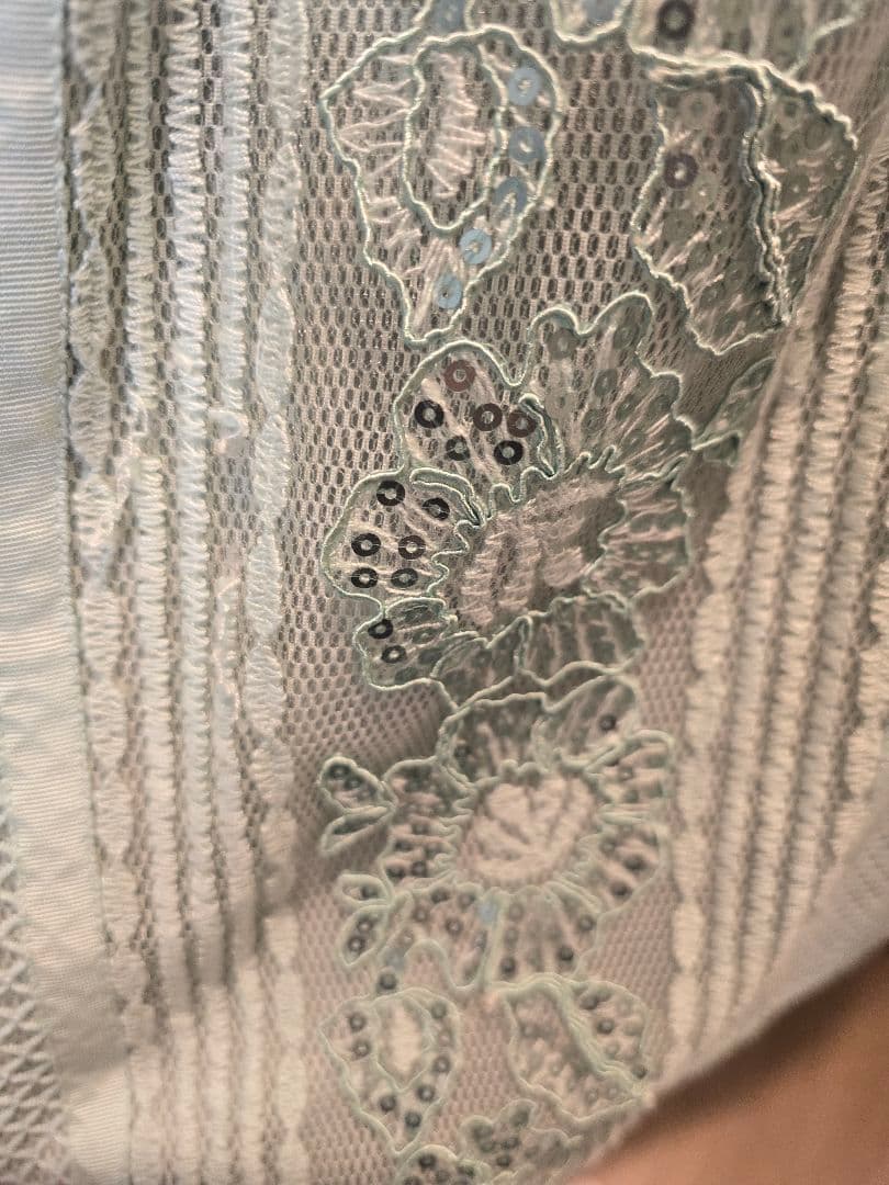 【週末限定】TADASHI SHOJI ミントグリーン ノースリーブ ワンピース