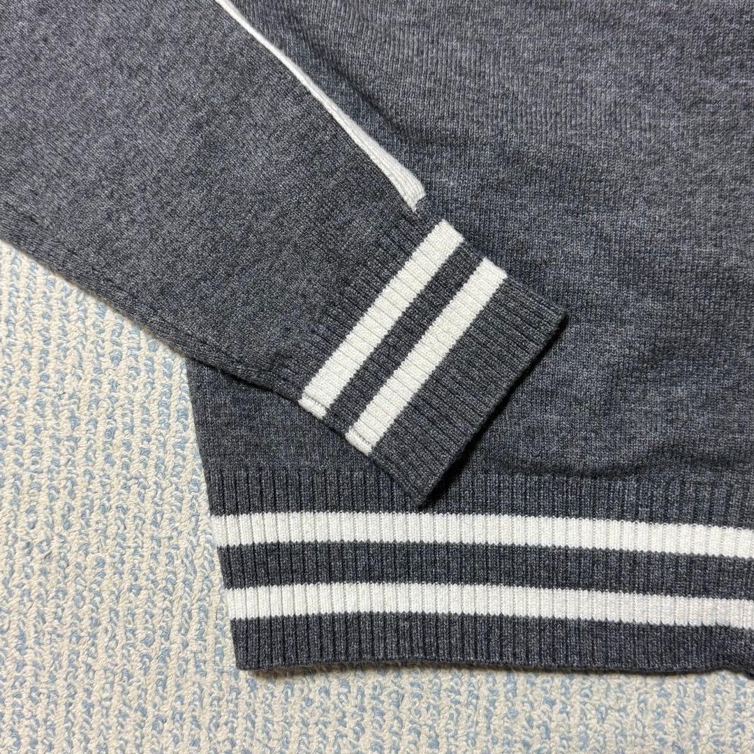 トップス bibiy TRACK CARDIGAN GRAY
