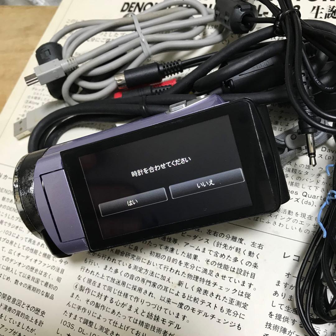 JVC Victor Everio GZ-E225-V パープル 動作 OK
