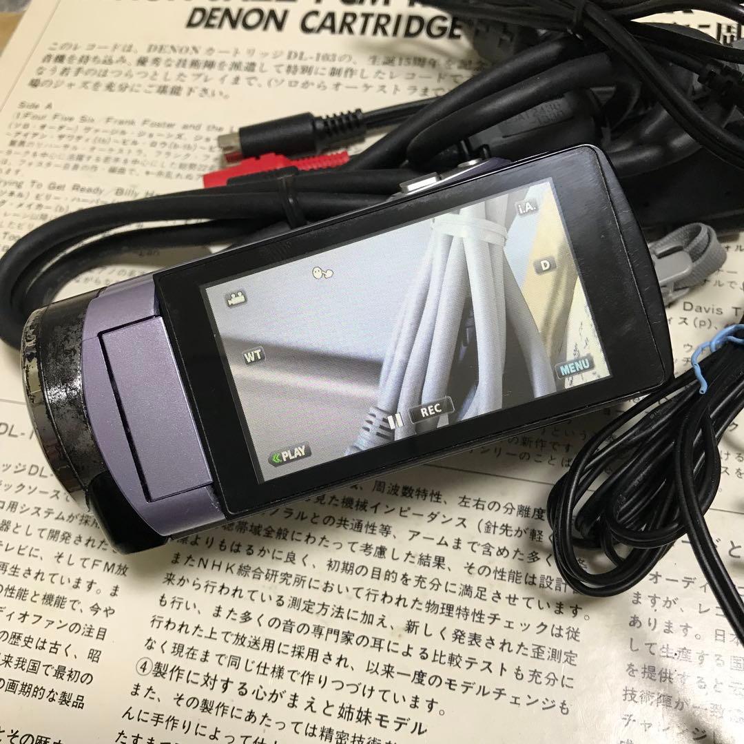 JVC Victor Everio GZ-E225-V パープル 動作 OK