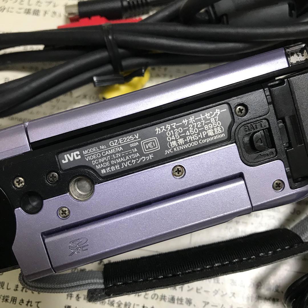 JVC Victor Everio GZ-E225-V パープル 動作 OK