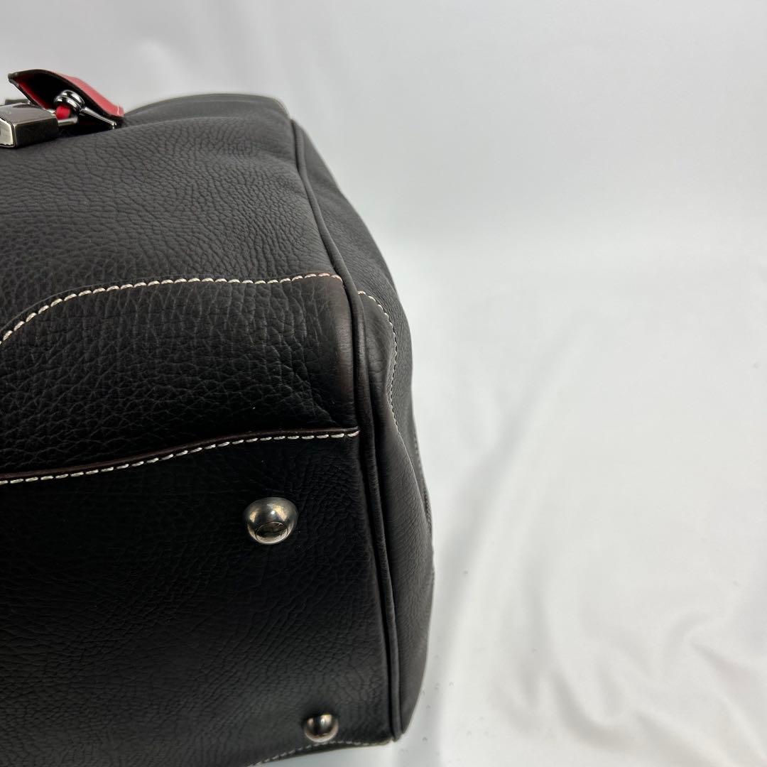 【美品】トッズ　ボストンバッグ　デカボストン　トートバッグ　レザー　バイカラー