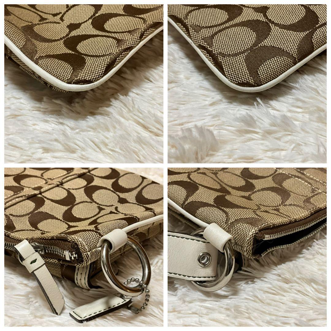 COACH ウエストポーチ キャンバス ターンロック シグネチャー
