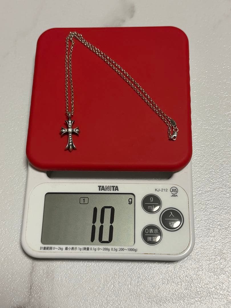 CHROME HEARTS タイニーファット クロス ダイヤ ペンダント トップ