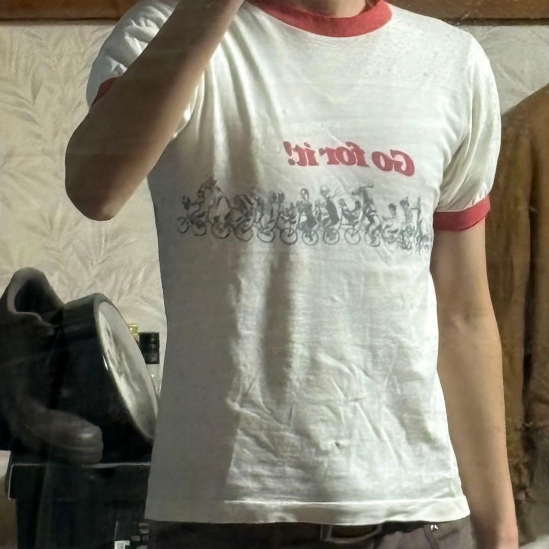 チャンピオン バータグ Tシャツ usa製 70s 両面 vintage ボロ