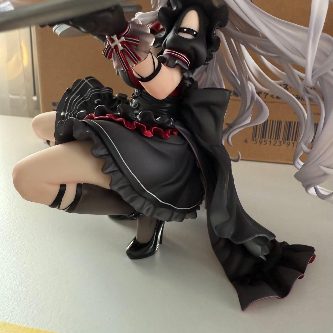 開封済み アズールレーン エルベ 見せ場訪れず？ 限定版 スケールフィギュア