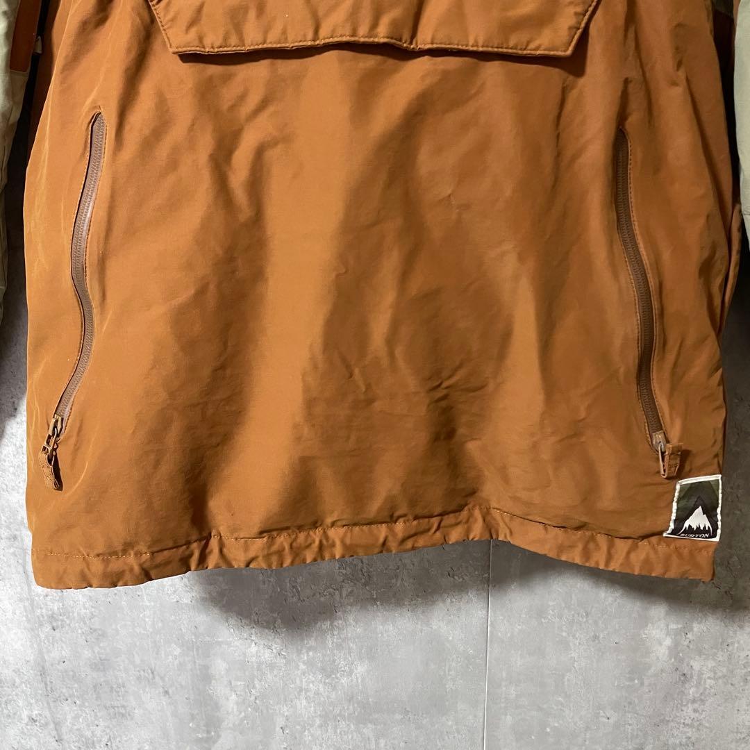 Burtonバートンスキーウェアスノーボードジャケットハーフジップパーカーフード