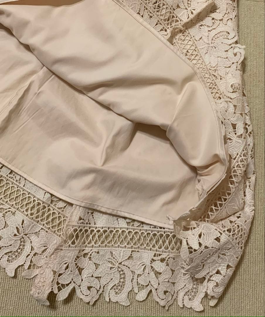CELFORD セルフォード　レースワンピース　38 ピンクベージュ　美品