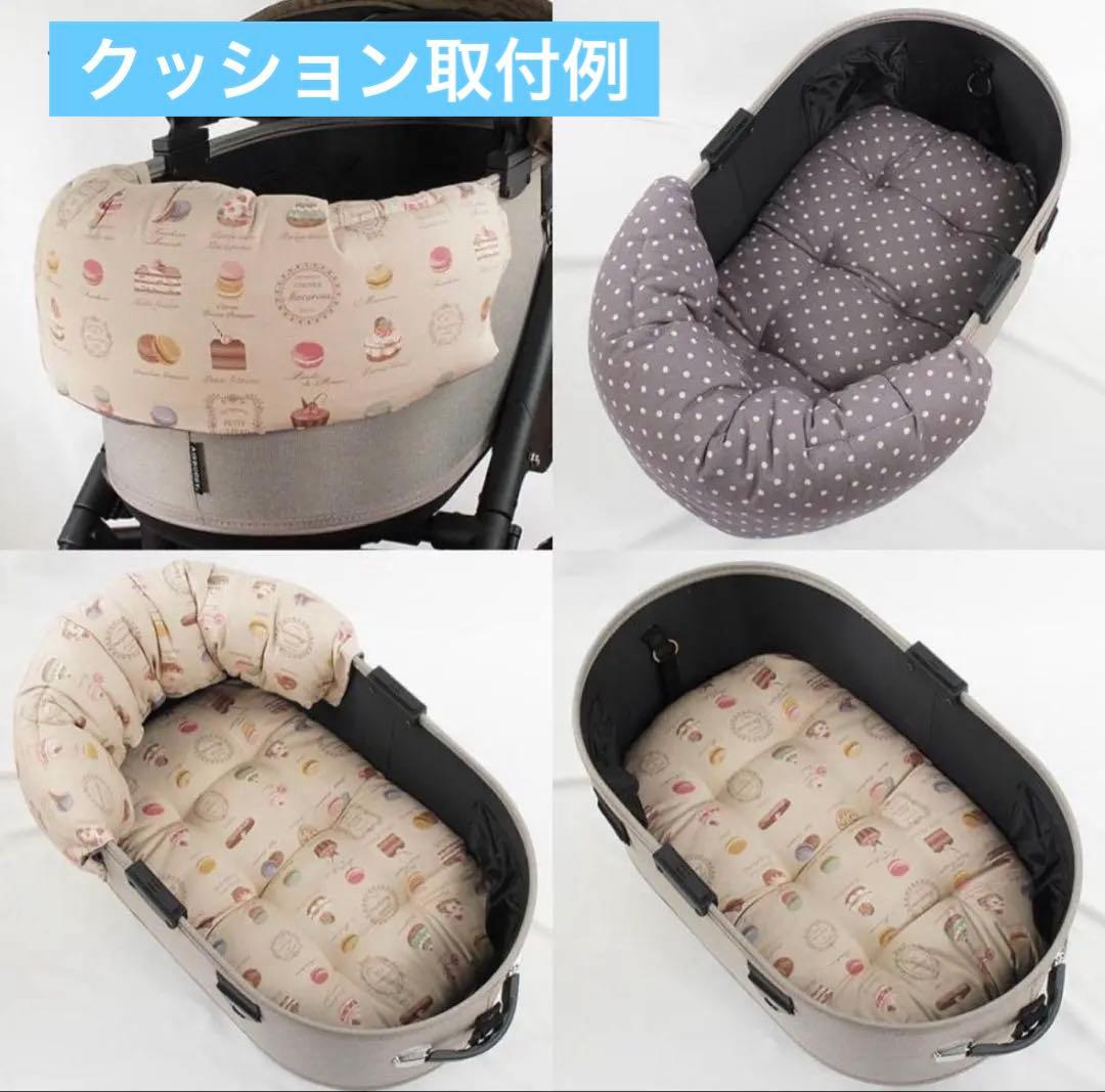 ペットカート+クッション プレミアムタイプ 分離型 ベージュ 犬用カート