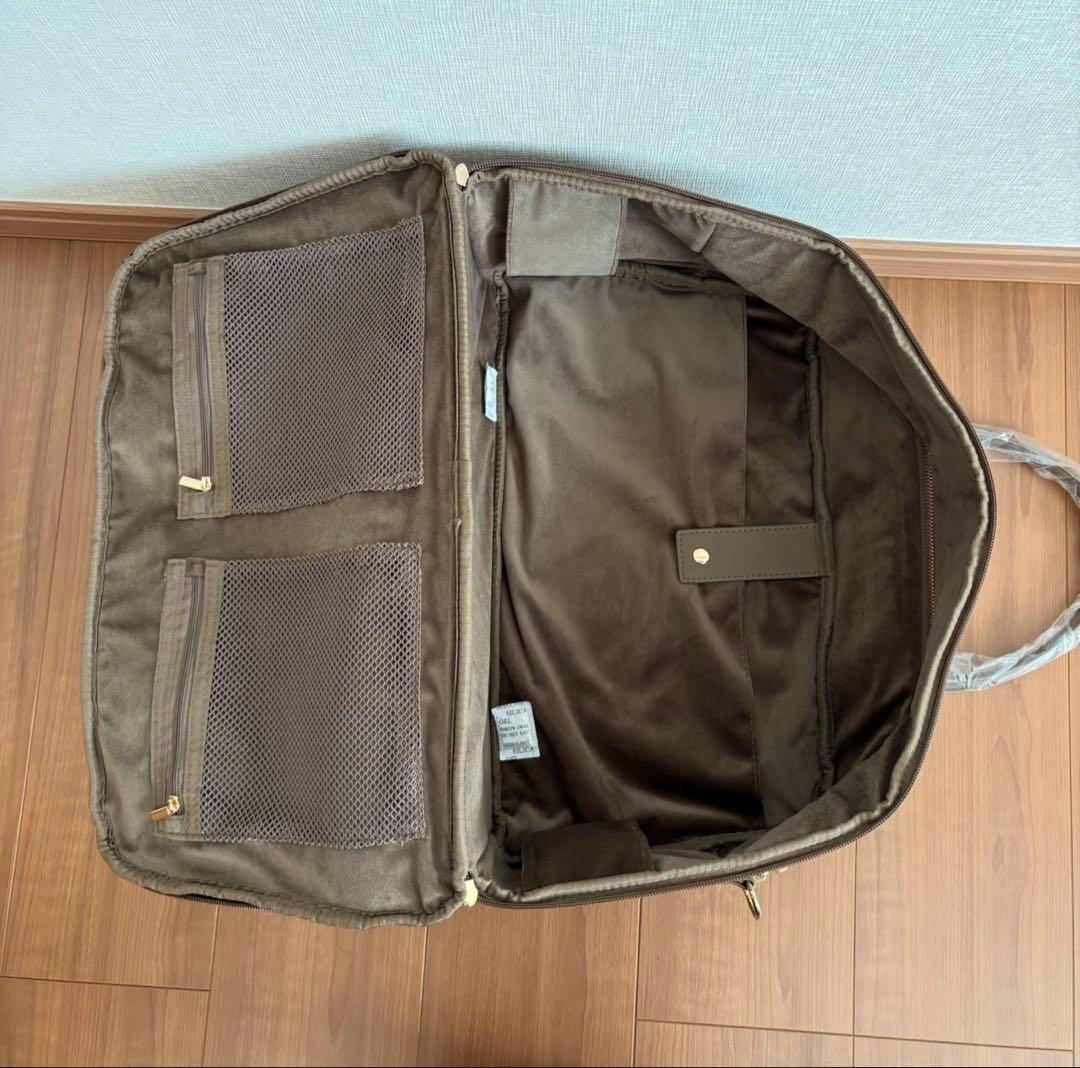 エパール　ボストンバッグ　ブラウン
