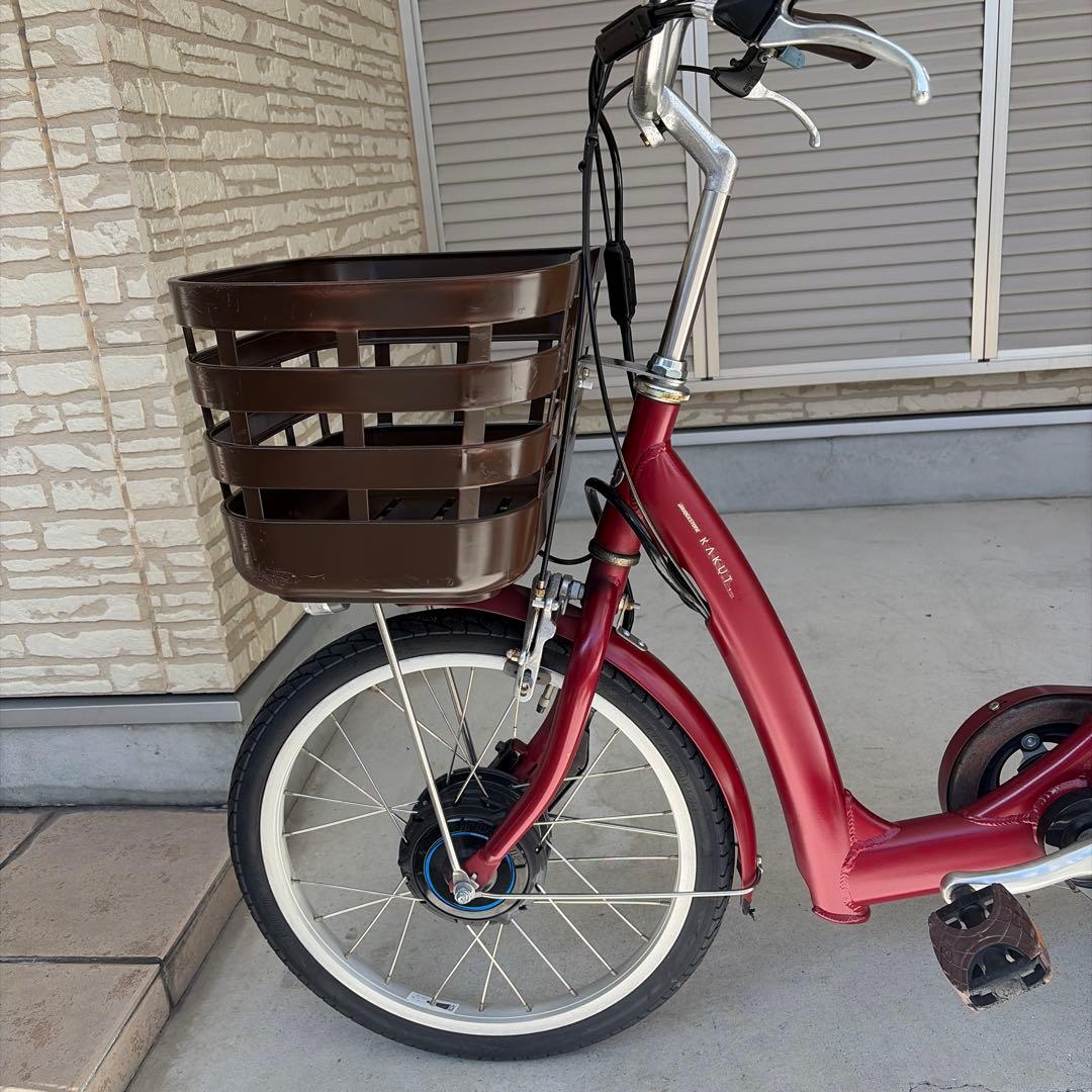 電動アシスト自転車 赤 BRIDGESTONE