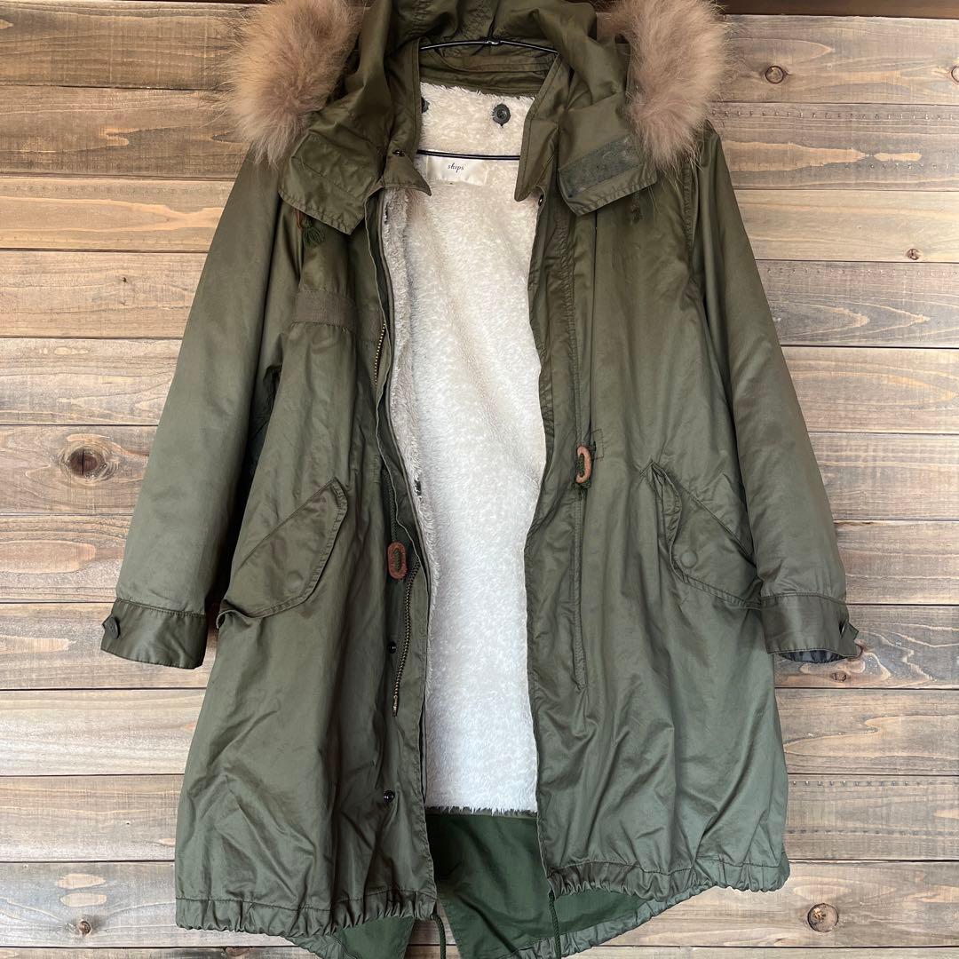 【美品】SHIPS モッズコート【M】