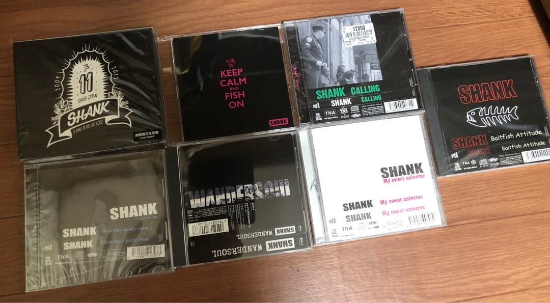 SHANK cd6枚+特典1枚