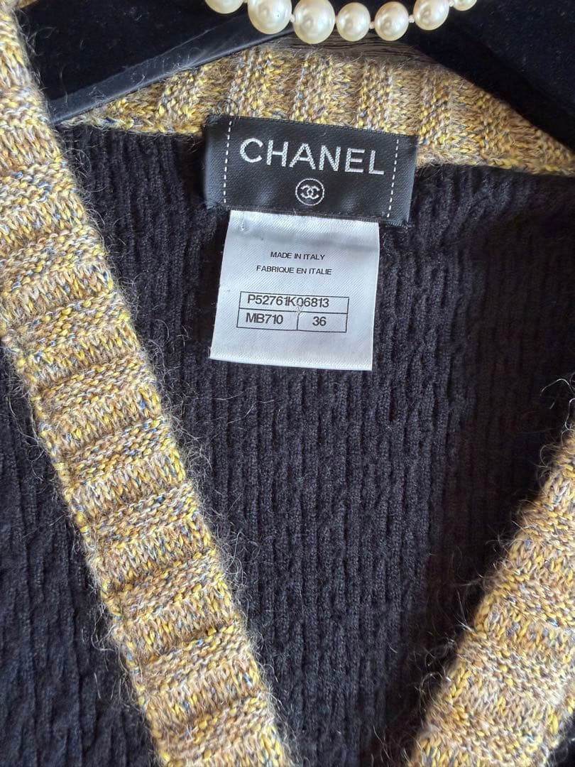 t*m様 美品　シャネルCHANEL　ニットワンピース　コート　君島十和子さん着