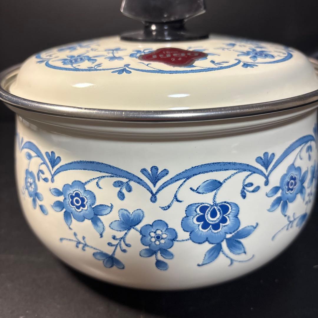 Noritake ホーロー　両手鍋　片手鍋