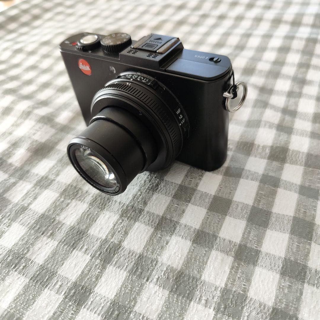 美品！ Leica ライカ D-LUX6セット 本革ハーフケース、予備Batt付
