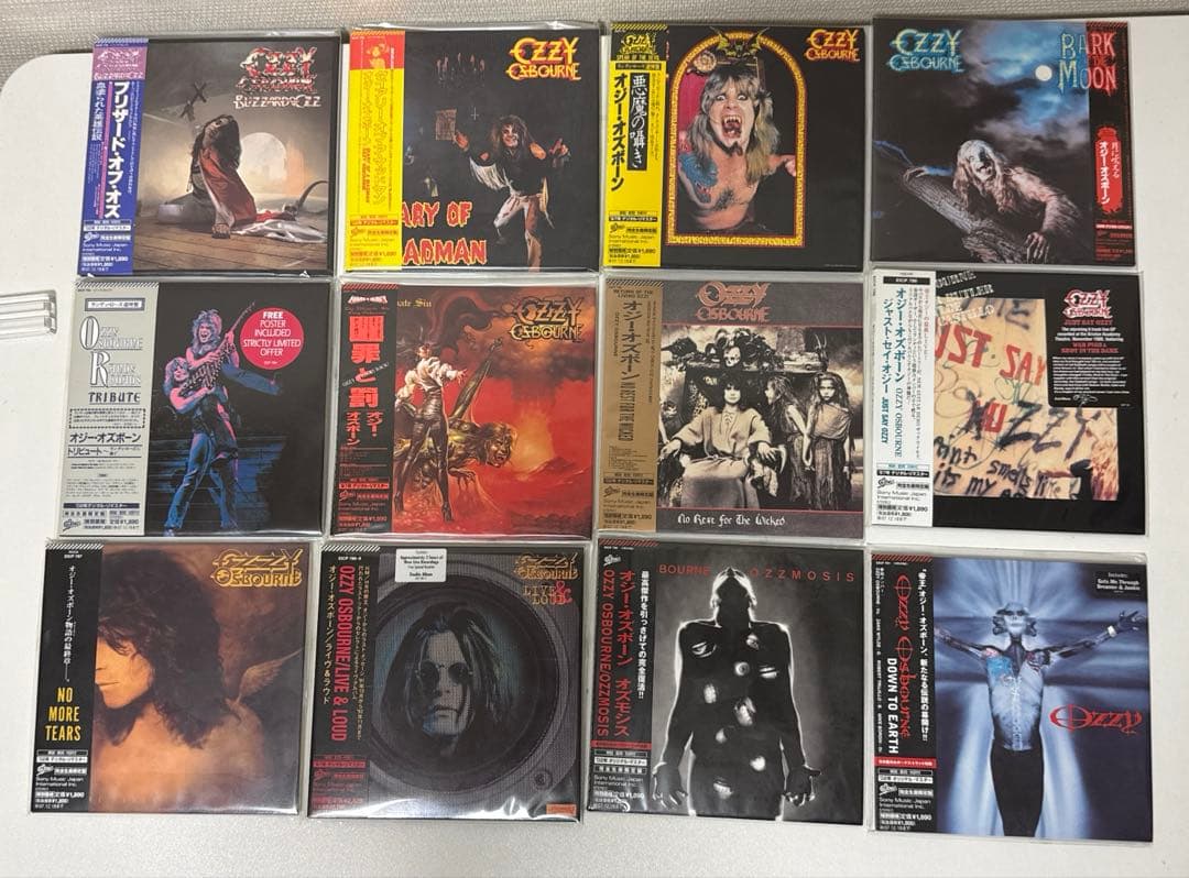 オジー・オズボーン⭐︎紙ジャケ12枚⭐︎ボックス⭐︎セット