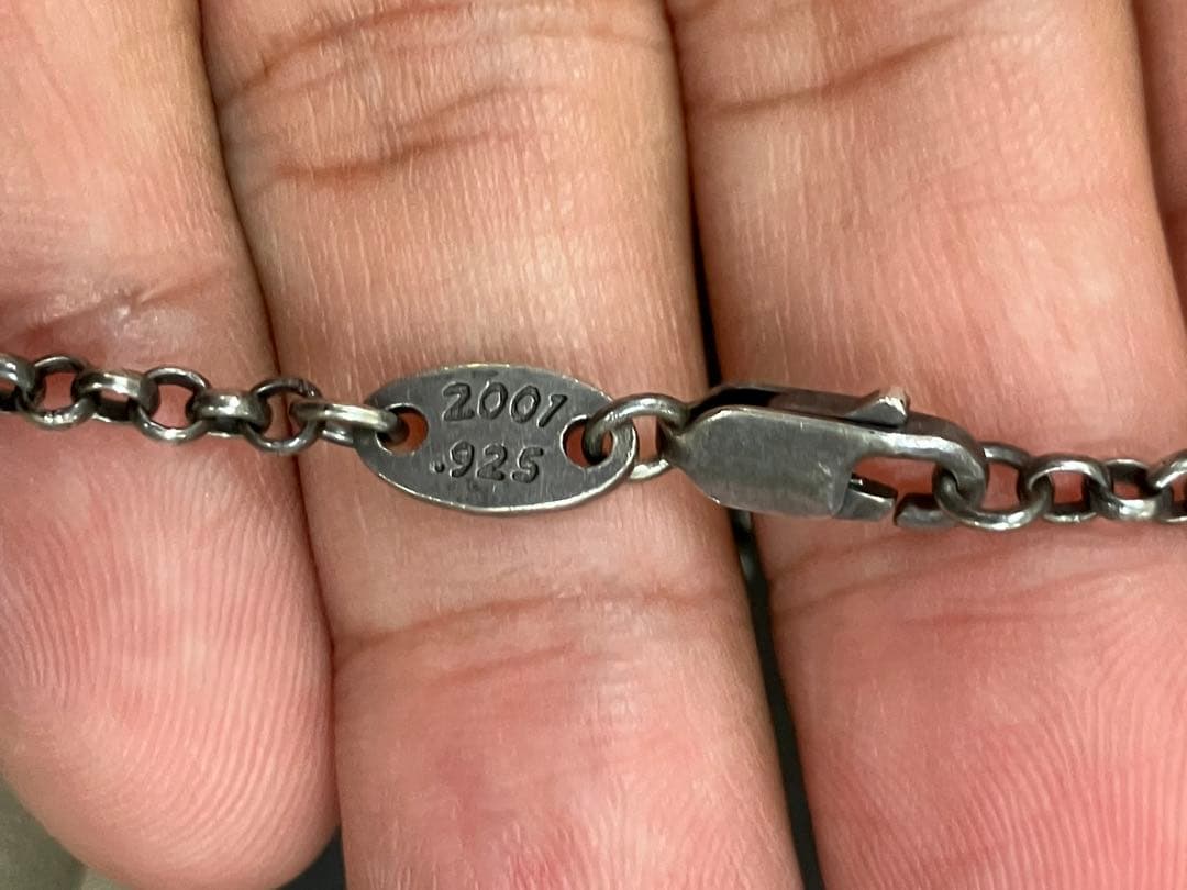 シルバー925アクセサリー　クロス型ペンダント ネックレス