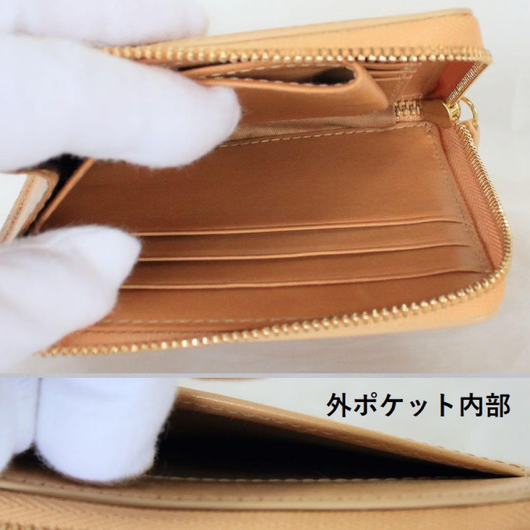 genten ゲンテン ☆美品☆ マルチカットワーク ミニ 財布レザー