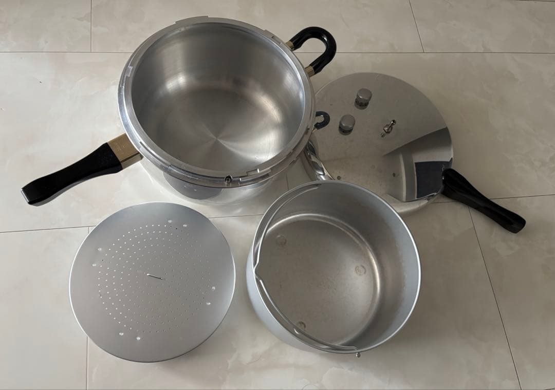 圧力鍋★鋳物屋PC-60A★ヘイワ圧力鍋★長岡式★発酵玄米一升
