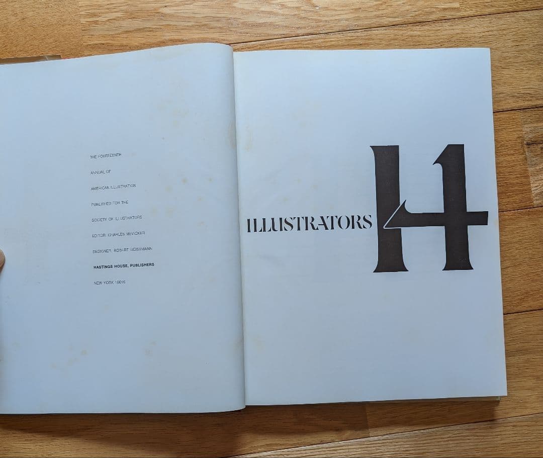 希少本★　ILLUSTRATORS 14　洋書　イラスト集