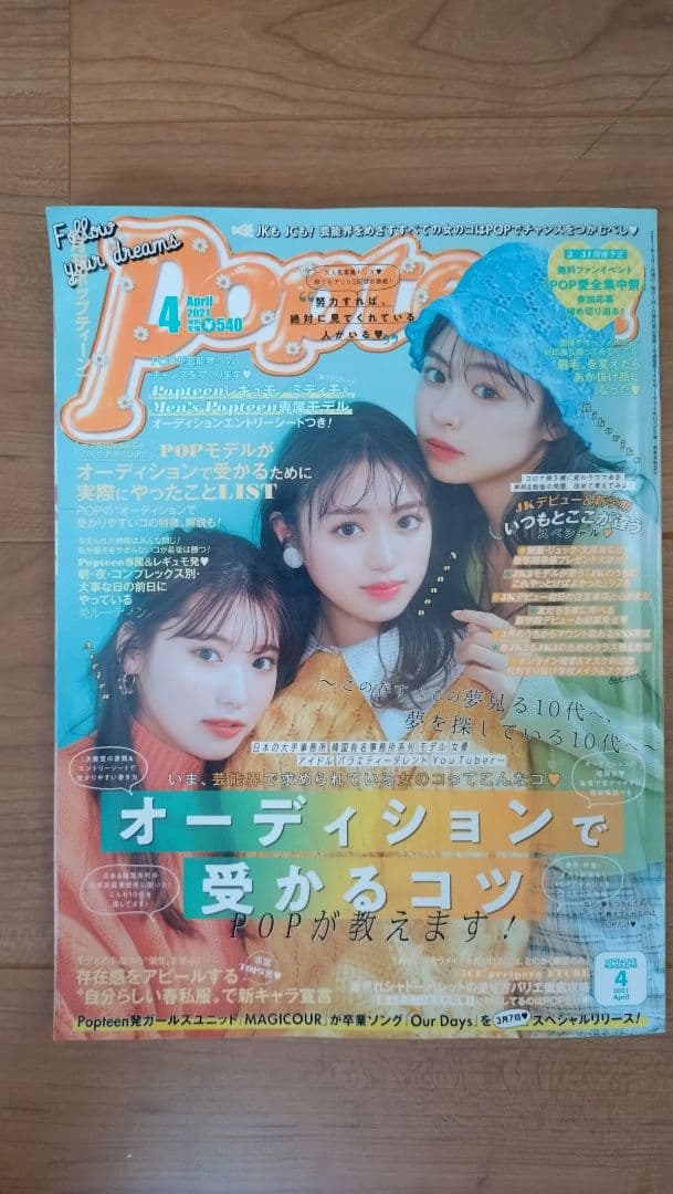月刊ポップティーン　１５冊まとめ売り