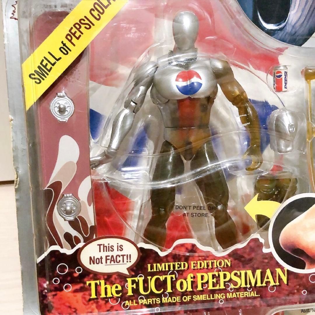 超希少！レアPEPSI フリーポーズ　フィギュア　ペプシマン（コーラバージョン）