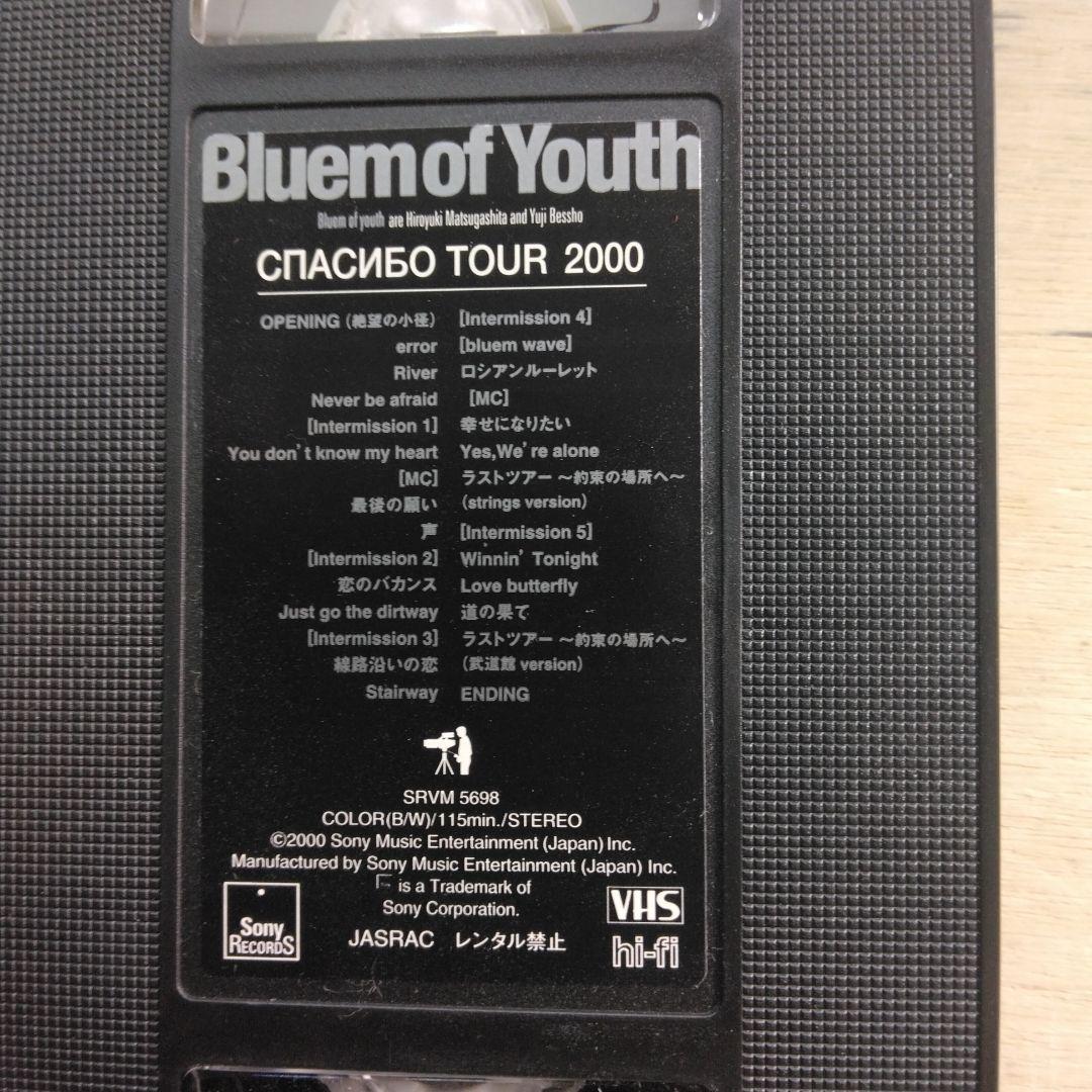 Bluem of youth　TOUR2000　VHS