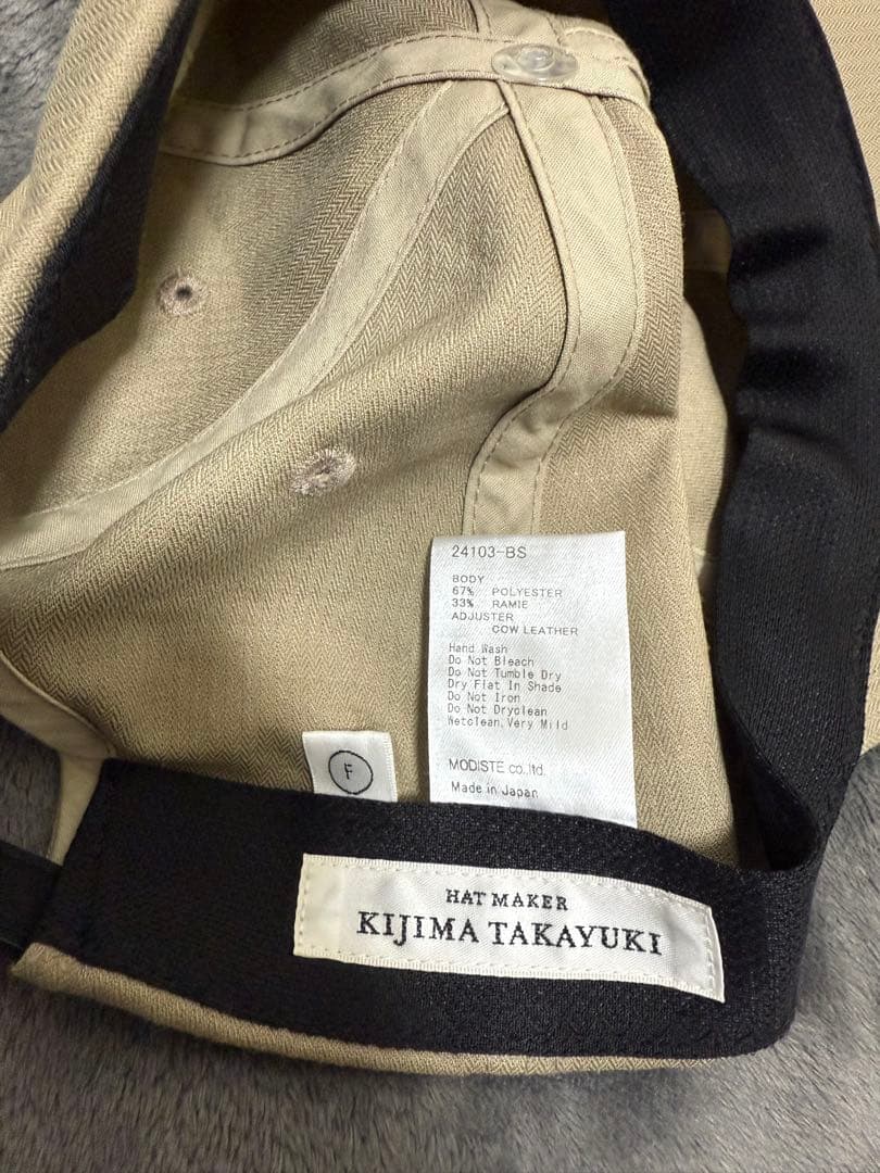 KIJIMA TAKAYUKI 6パネルキャップ