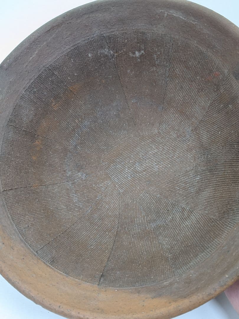 明治～昭和初期 備前焼 擂鉢 すり鉢 食器 容器 花器 フラワーベース 水盤