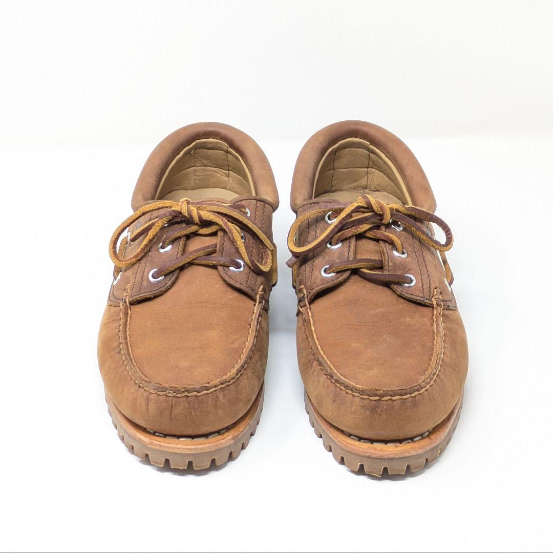 Timberland ボートシューズ、メンズ 26.5、ブラウンスエード