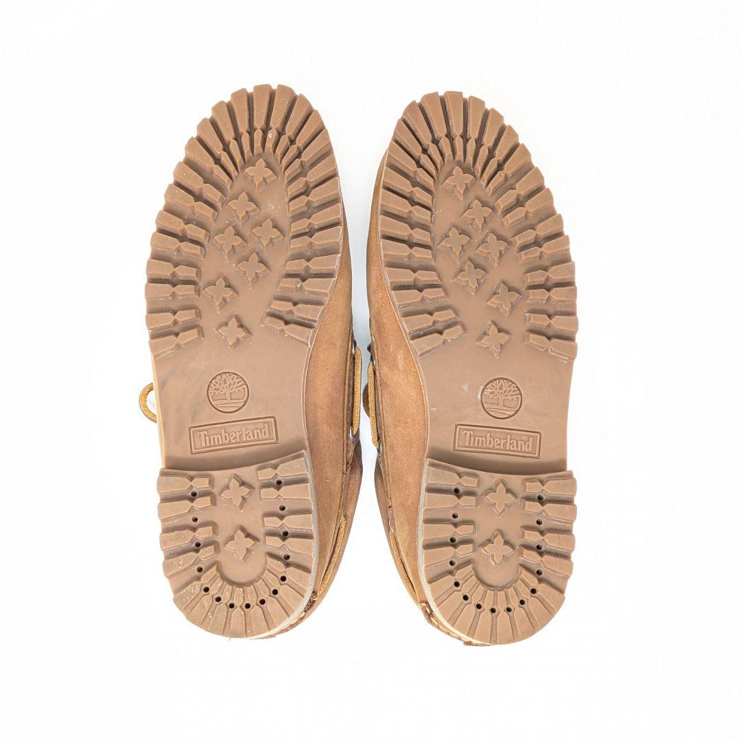 Timberland ボートシューズ、メンズ 26.5、ブラウンスエード