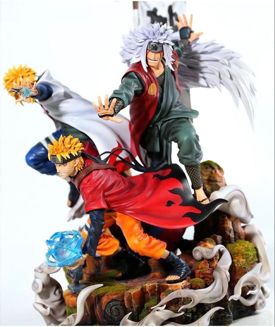 41cm NARUTO 自来也　波風ミナト　ナルト　フィギュア ガレージキット