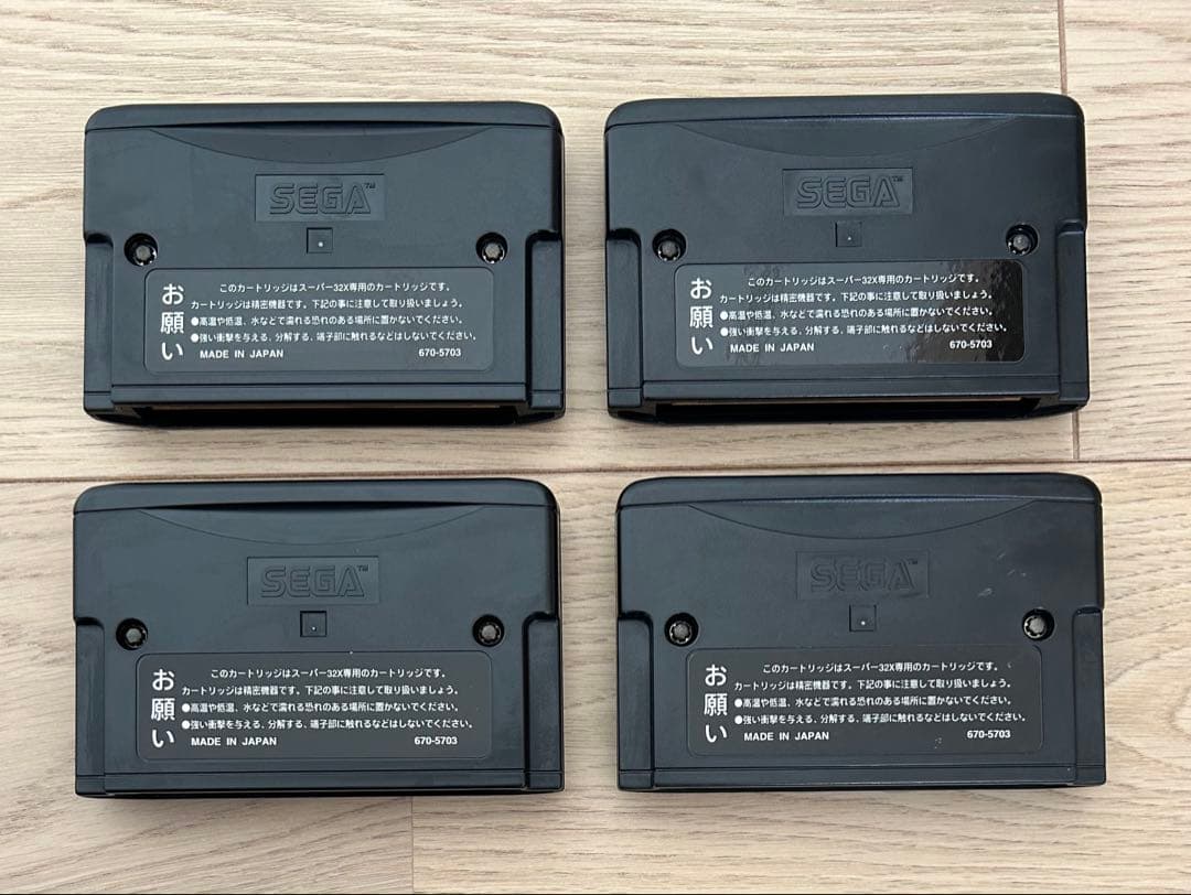 SEGA スーパー32X 本体 + ゲームソフト4本セット