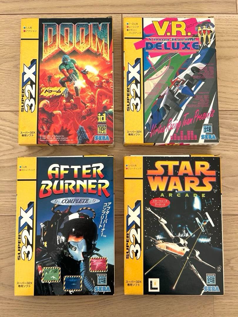 SEGA スーパー32X 本体 + ゲームソフト4本セット