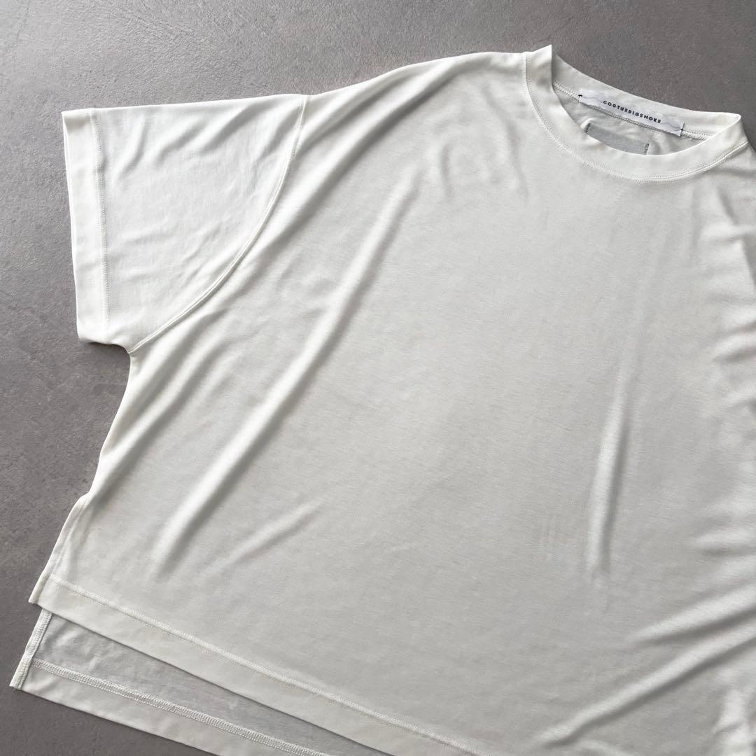 美品 現行品 コグザビッグスモーク DELTAT-SHIRT ホワイト 日本製
