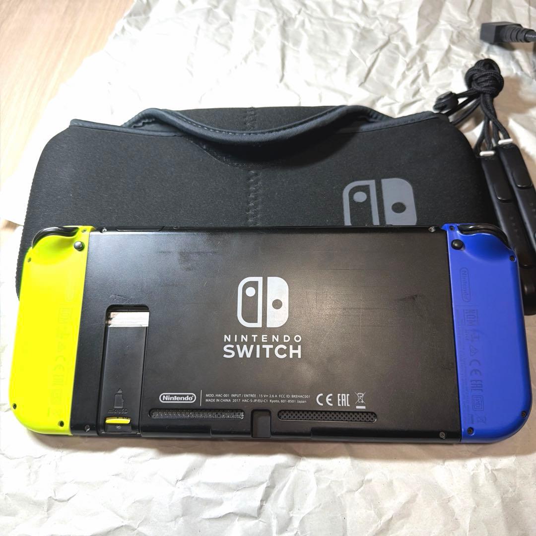 Nintendo Switch 本体 青/黄 Joy-Con 付属品付き